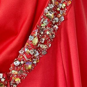 Xtreme by Impression Coral Beaded Formal Dress